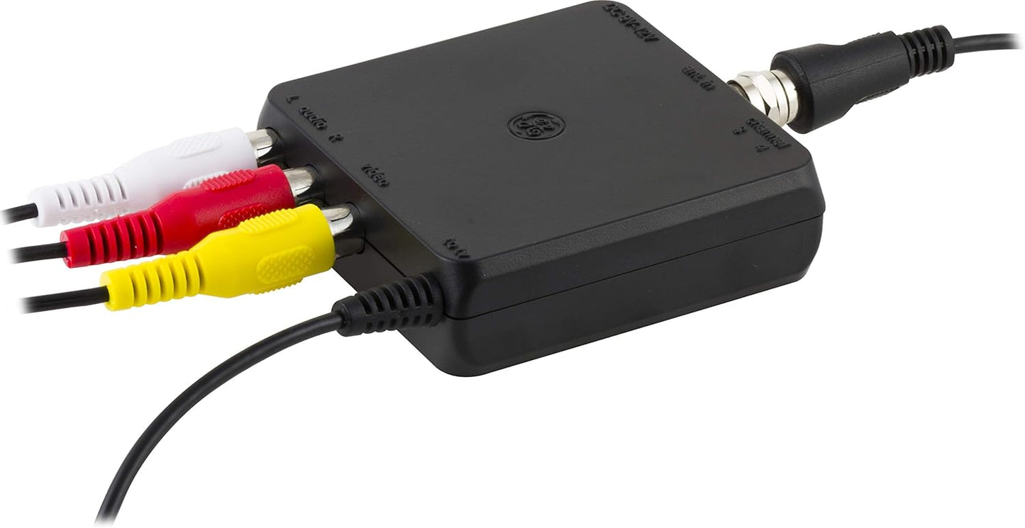 GE 34138 Compact RF Modulator Audio Video to TV