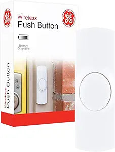 GE 19249 Wireless Doorbell Push Button — main product image