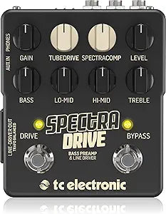 TC Electronic SPECTRADRIVE Bass Preamp Drive Pedal