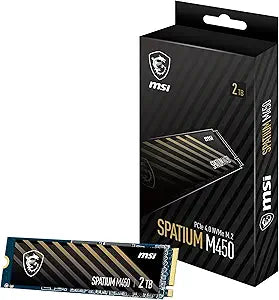 MSI SPATIUM M450 PCIE 4.0 NVME M.2 2TB SSD — main product image