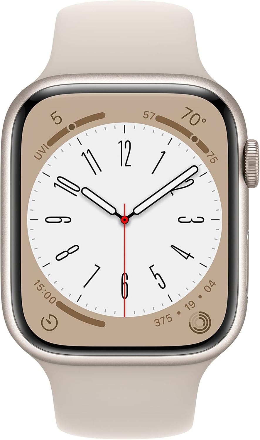 Apple MNVQ3LL/A Watch Series 8 45mm GPS Cellular (Renewed)