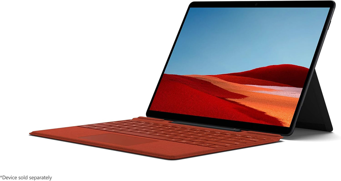 Microsoft 25O-00021 Surface Pro X Keyboard Poppy Red