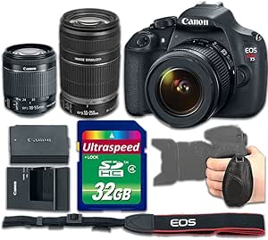 Canon CT-CANT5KIT18-55-55-250-092616 EOS Rebel T5 Bundle