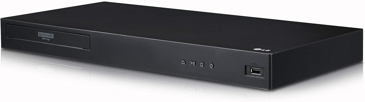LG UBK80 4K Ultra-HD Blu-ray Player (Renewed)