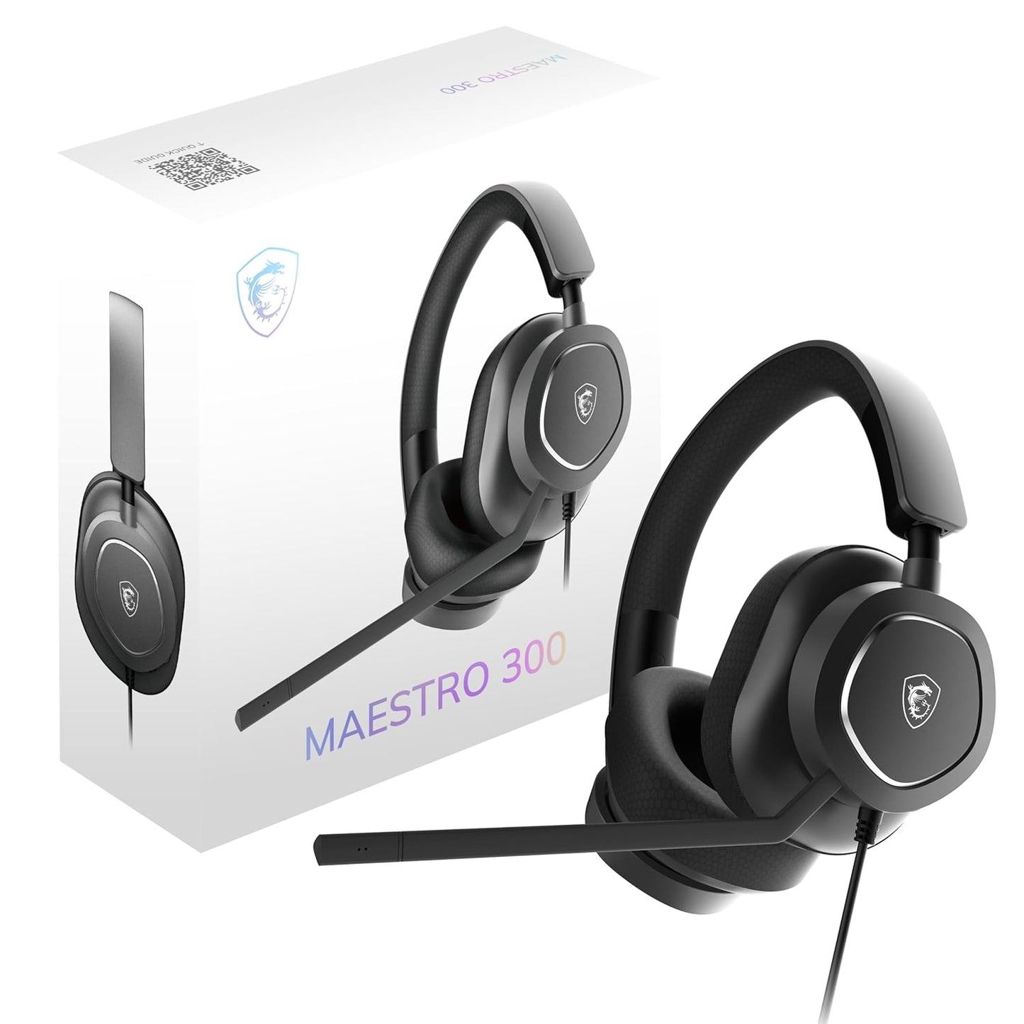 MSI MAESTRO 300 Gaming Headset 40mm Neodymium Drivers