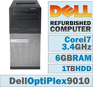 Dell OptiPlex 9010 MT Core i7 3770 6GB 1TB Desktop — main product image