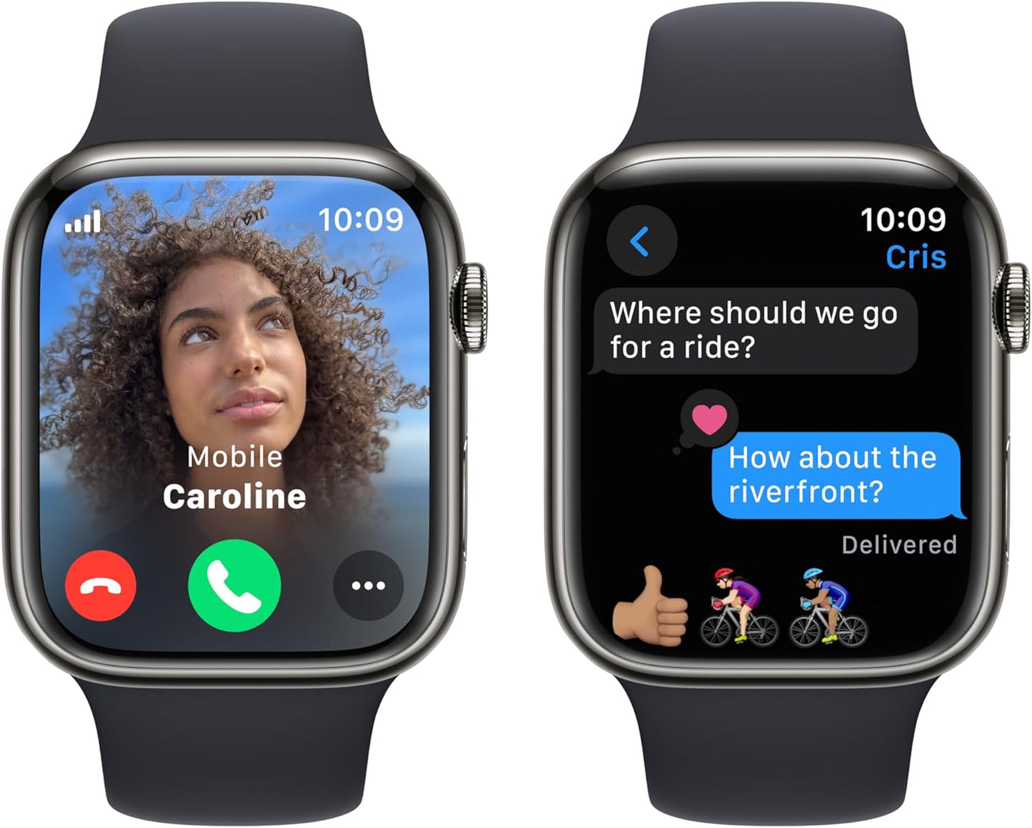 Apple MRMW3LL/A: Watch Series 9, 45mm GPS + Cellular, Graphite