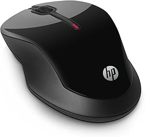 HP H4K65AA X3500 Wireless Optical Mouse - Black — main product image