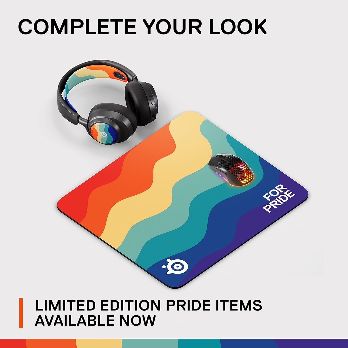 SteelSeries QcK Large - Pride Edition Gaming Mouse Pad - Micro-Woven