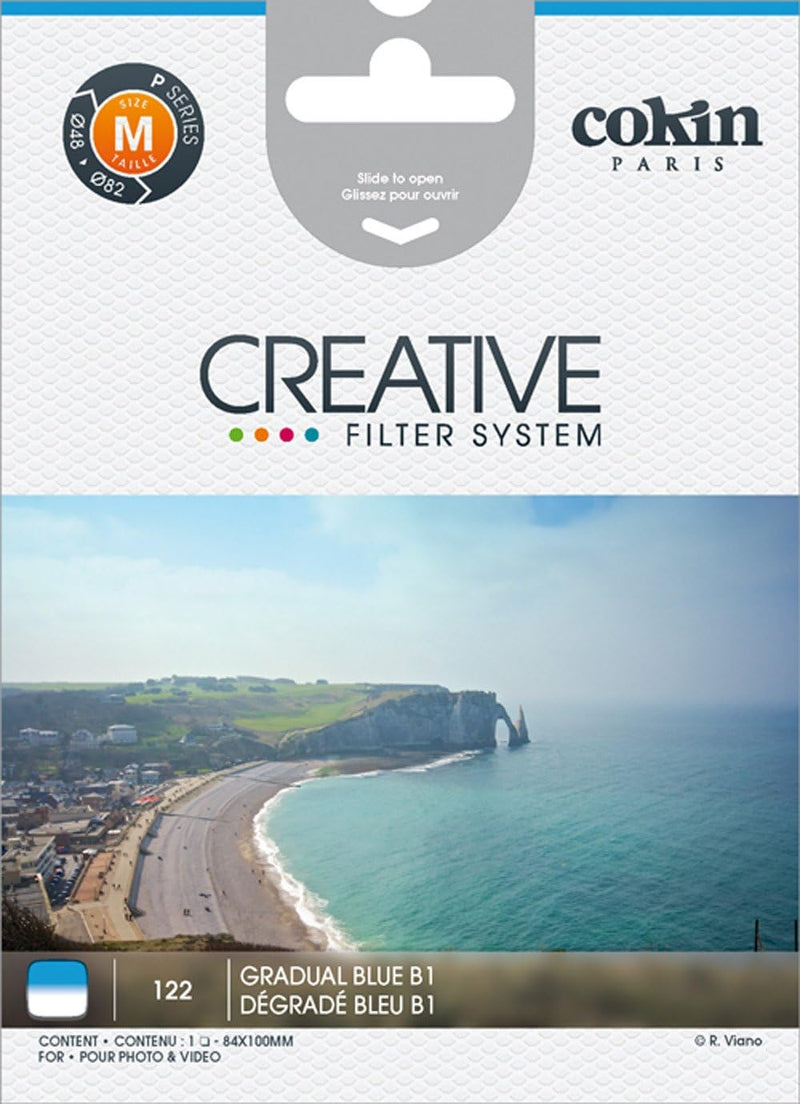 Cokin P122 P-Series Graduated Blue Filter B1 — main product image