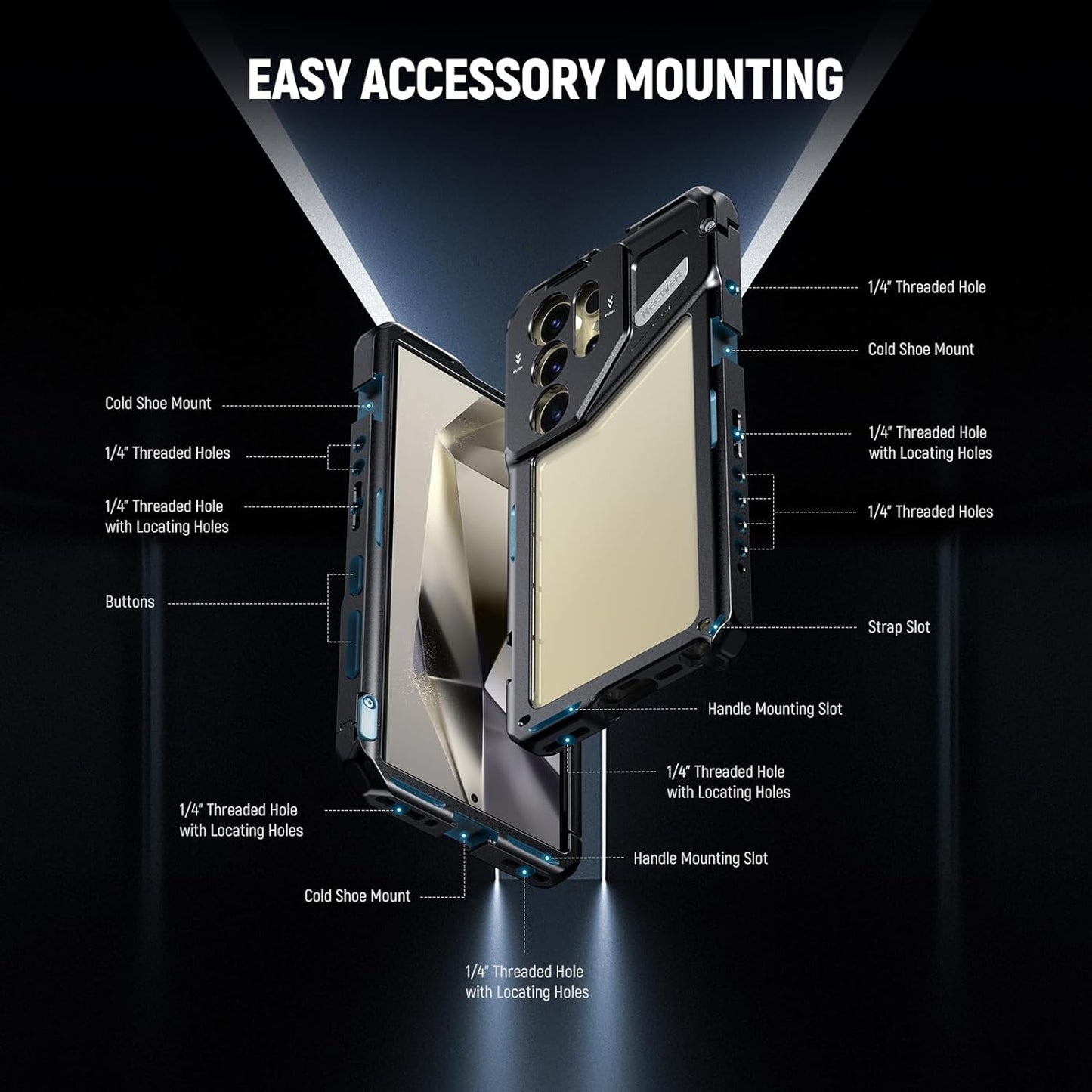 Neewer PA042 S24 Ultra Phone Cage Stabilizer