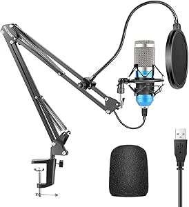 Neewer 40096610 USB Cardioid Condenser Microphone Kit