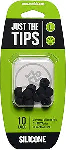 Mackie 616743 MP Series: Large Silicone Black Ear Tips Kit