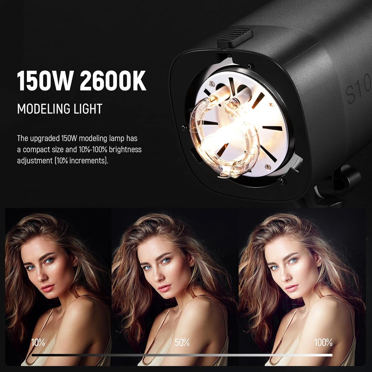 Neewer S101-400W PRO 800Ws Studio Monolight Flash Kit