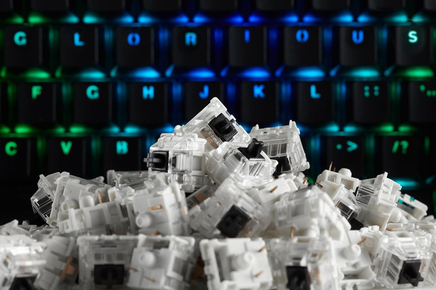 Glorious GAT-BLACK Gateron Black Linear Switches 120-Pack