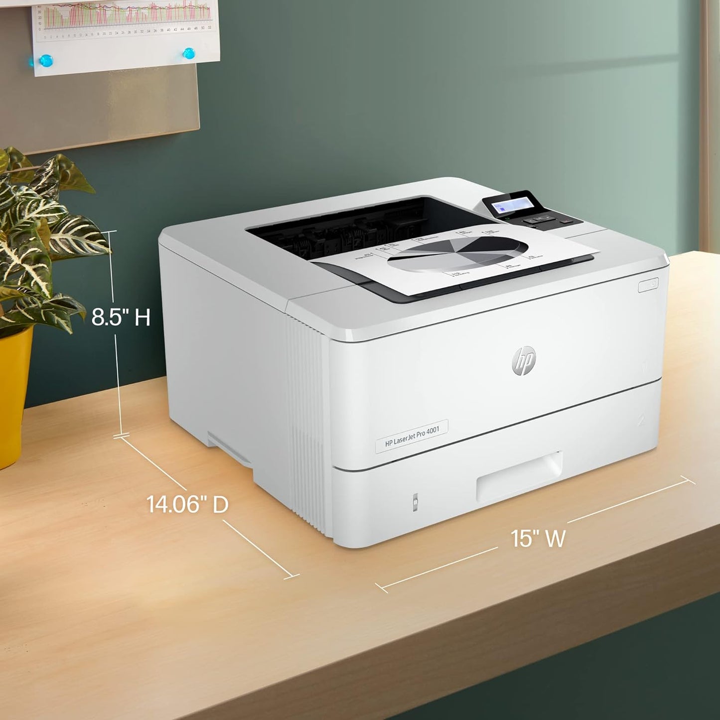 HP 4001n LaserJet Pro Black & White Printer