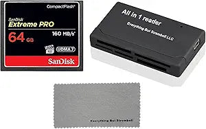 SanDisk Extreme Pro 64GB CF Card: Canon EOS DSLR Bundle — main product image