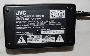 JVC AA-V67U AC Adapter Charger