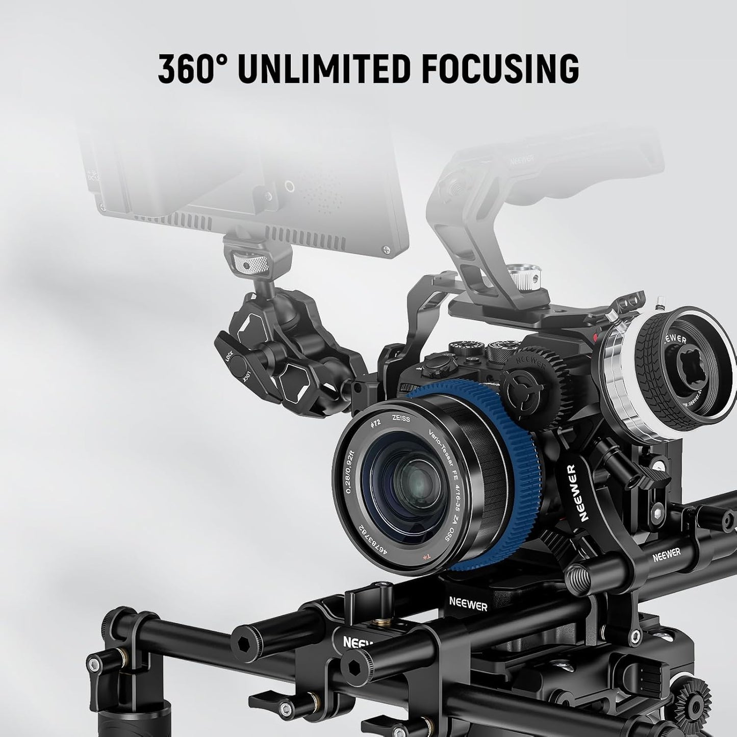 Neewer PG008 14PCS Seamless Follow Focus Gear Ring Set