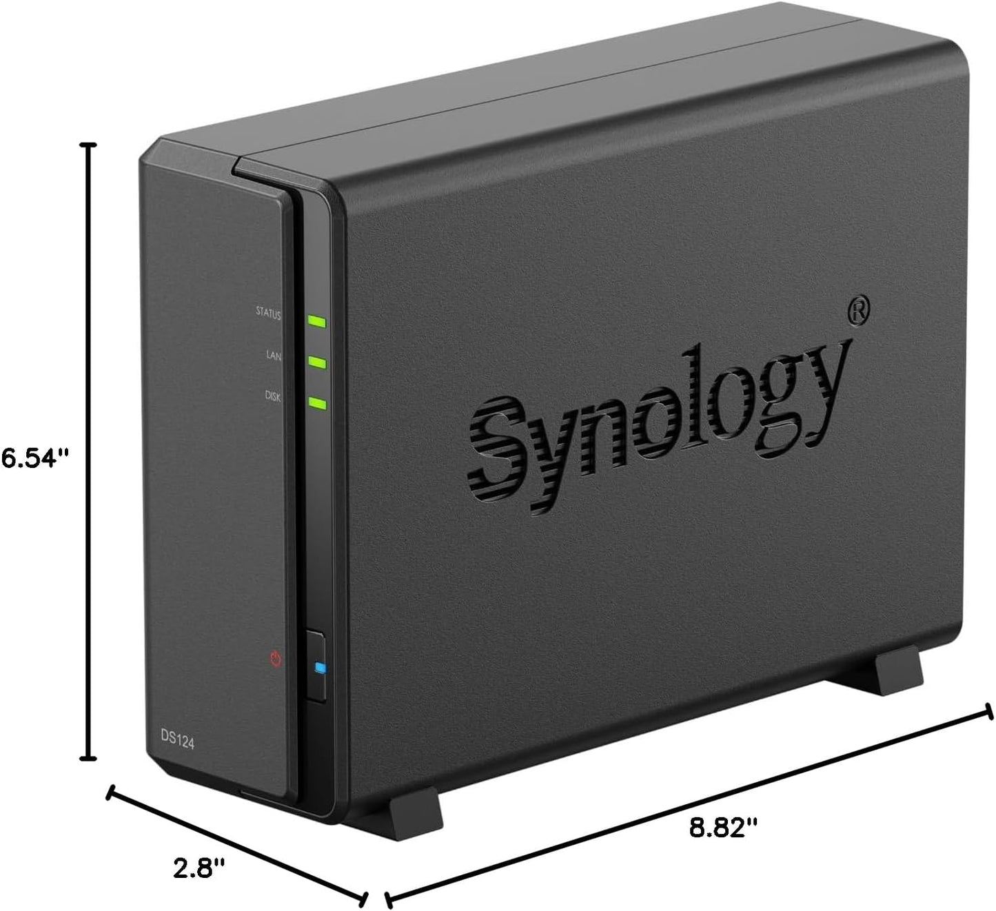 Synology DS124 1-Bay DiskStation NAS (Diskless)