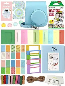 Fujifilm Instax Mini 11 Deluxe Accessory Bundle - Sky Blue