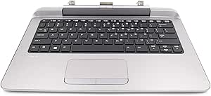 HP 755463-001 Pro X2 612 G1 Palmrest Touchpad US Keyboard (Renewed)