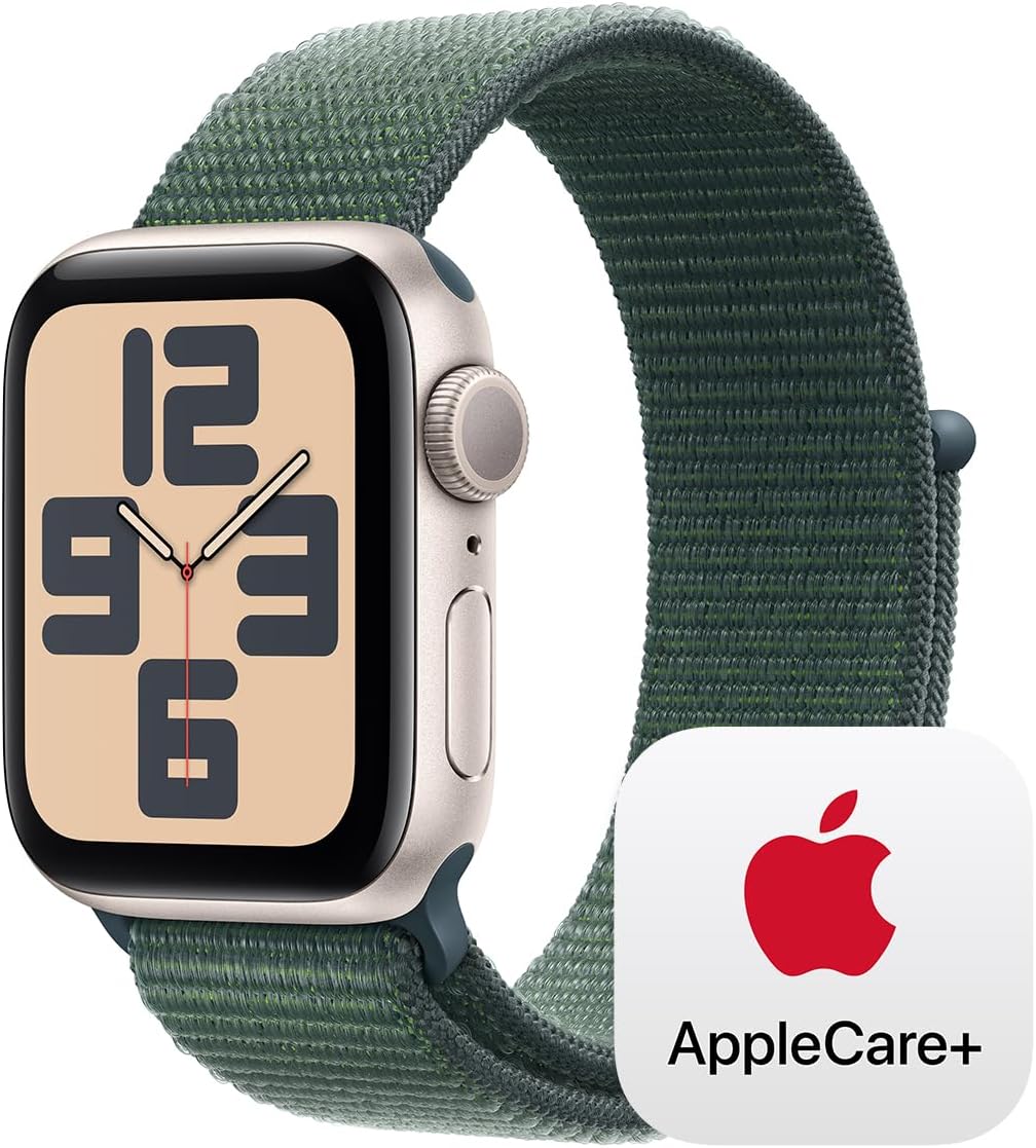Apple Watch SE (2nd Gen) GPS, 40mm, Starlight Aluminium