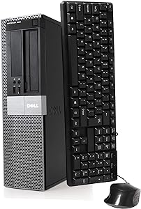 Dell 980 Core i5 8GB 500GB WiFi Windows 10 Pro (Renewed)