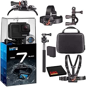GoPro Hero7-cr Black Waterproof Action Camera (Renewed)