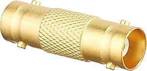 Monoprice 104128 BNC Female to Female Coupler - Gold Plated