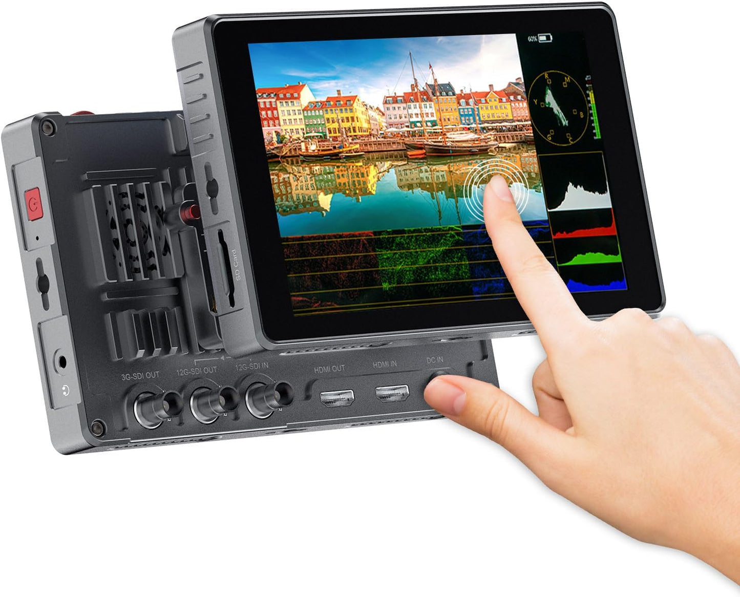FEELWORLD S7-LY-JP-US 7" 1600nit Touchscreen 12G-SDI 4K HDMI Camera Monitor