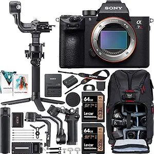 Sony E78SNILCE7RM3AB a7R III Filmmaker's Kit with DJI RSC 2