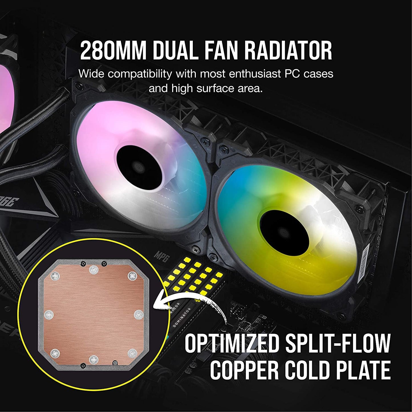 Corsair iCUE H115i Elite Capellix Liquid CPU Cooler Renewed