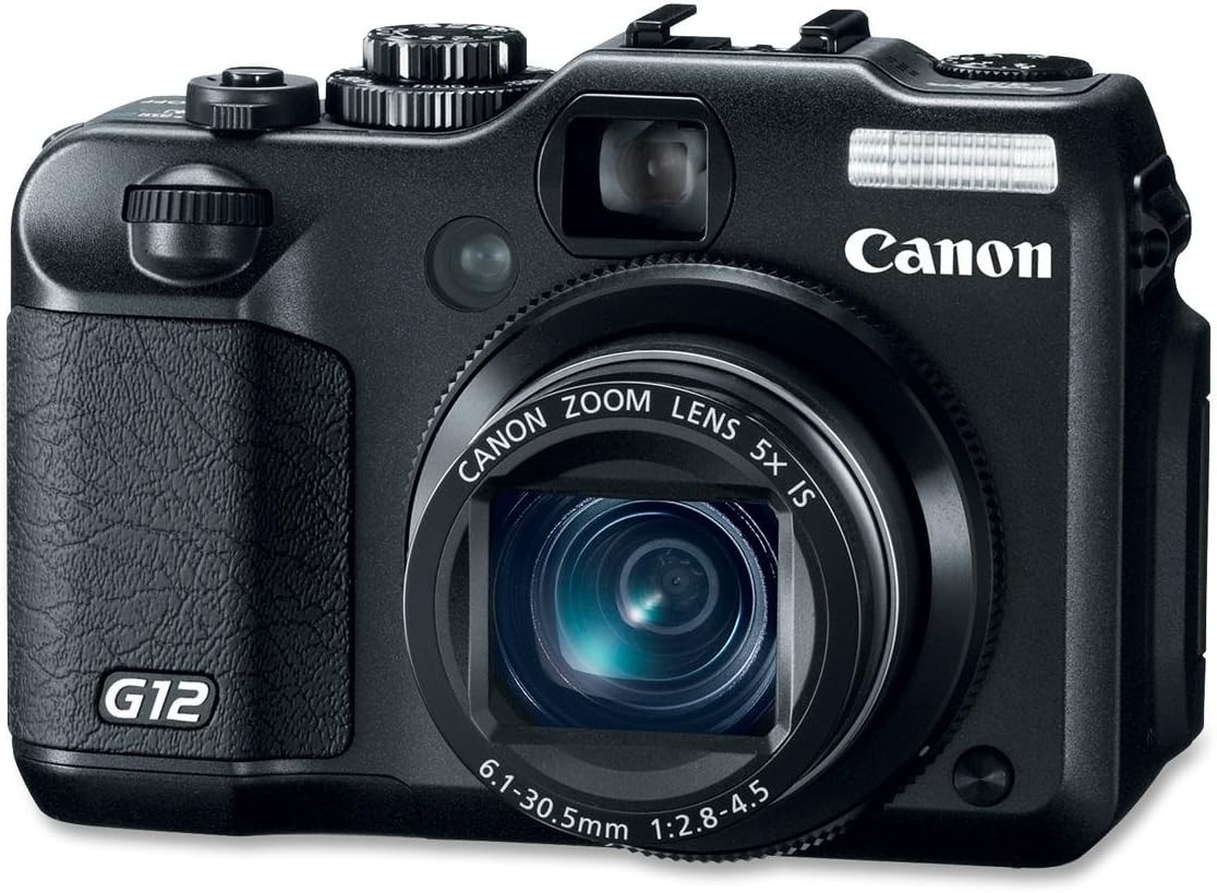 Canon 4342B001 G12 10MP Digital Camera 5x Optical Zoom