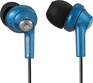 Panasonic RP-HJE270EAA Blue iPod Nano Headphones — main product image