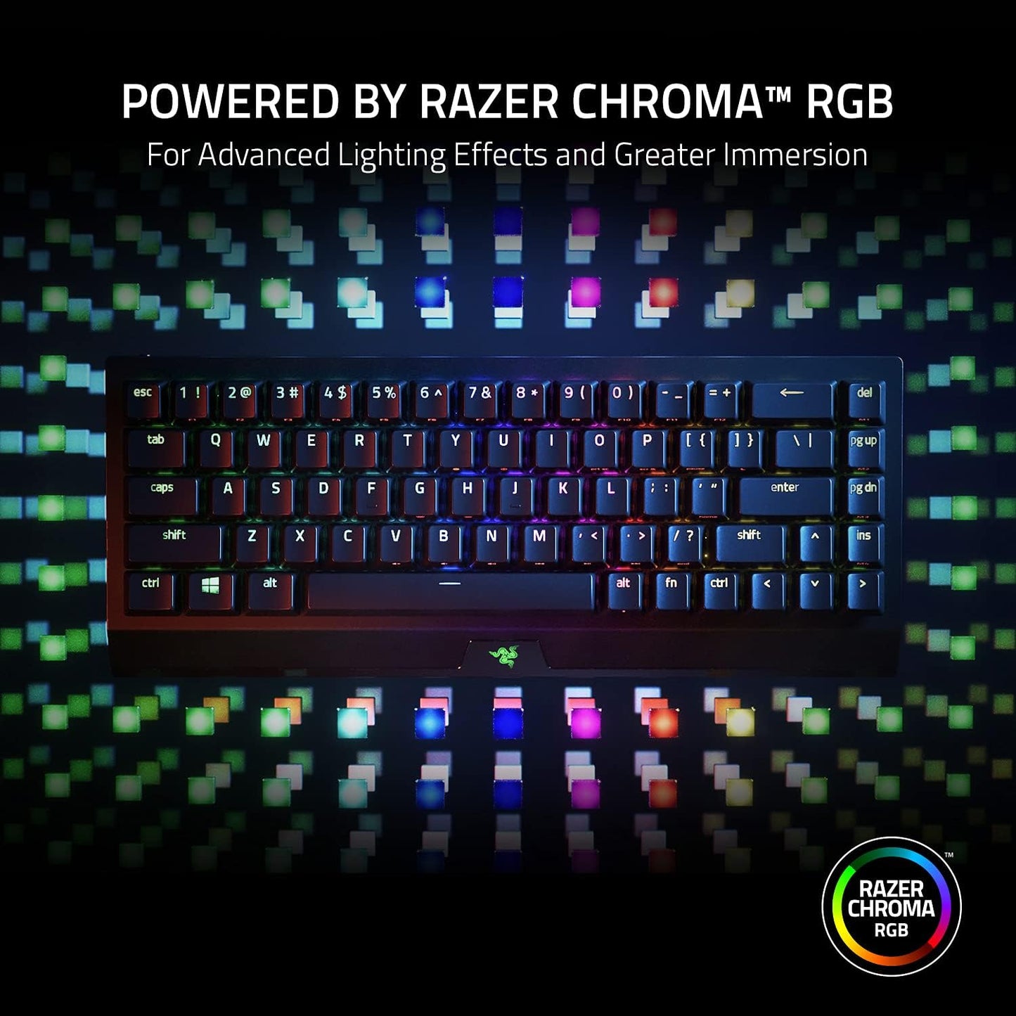 Razer RZ03-03890100-R3M1-cr BlackWidow V3 Mini Wireless Keyboard (Renewed)