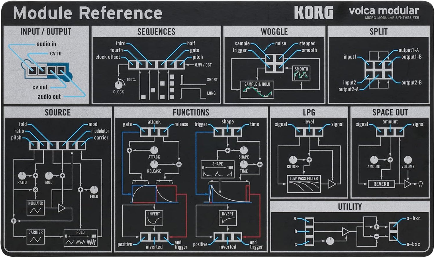 Korg VOLCAMODULAR Semi-Modular Analog Synthesizer Sequencer