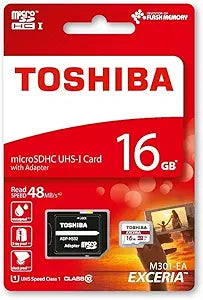 Toshiba THN-M301R0160EA Exceria M301 16GB MicroSD Card — main product image