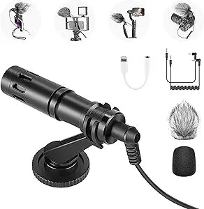 Neewer 90097140 Universal Video Microphone for Camera & Smartphones