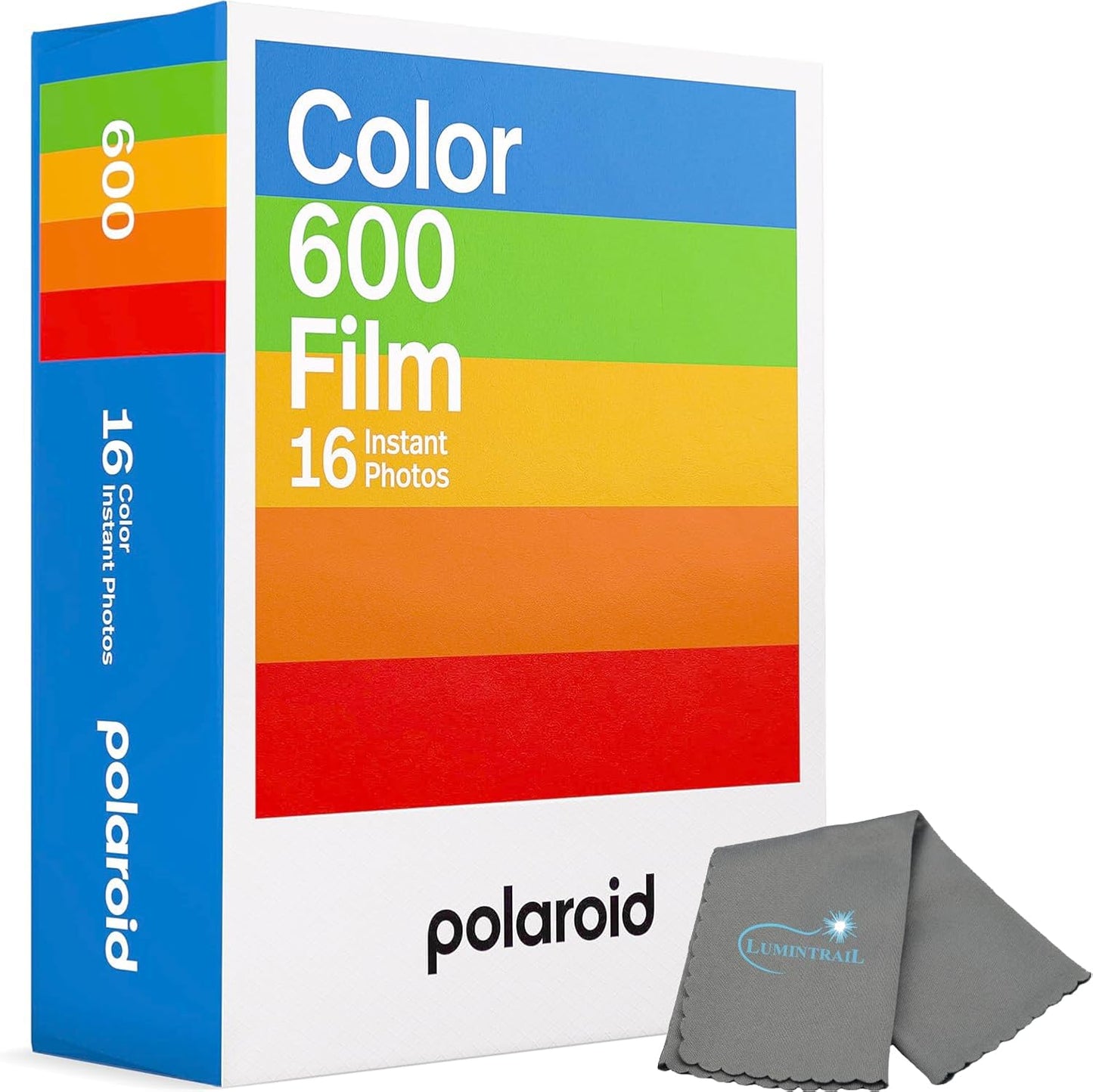 Polaroid 600 Color Instant Film Bundle with Cloth