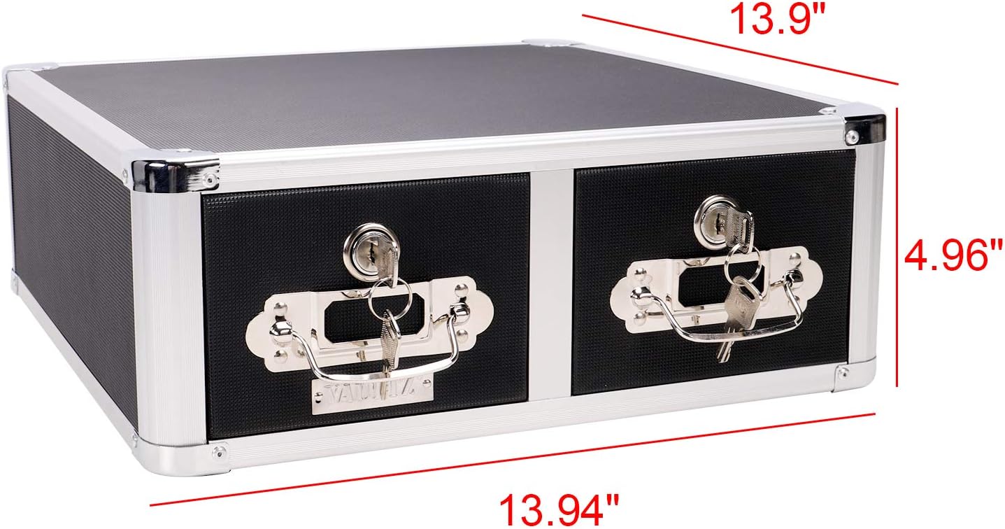 Vaultz VZ01393 Locking Index Card File Cabinet