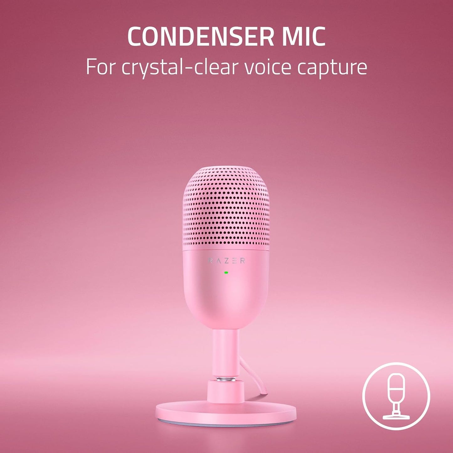Razer RZ19-05050200-R3U1 Seiren V3 Mini USB Streaming Microphone