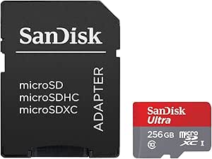 SanDisk Ultra 256GB MicroSDXC - High Speed Memory Card - Renewed