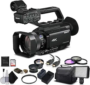 Sony HXR-NX80 HD NXCAM Camcorder HDR Fast AF Bundle (Renewed)