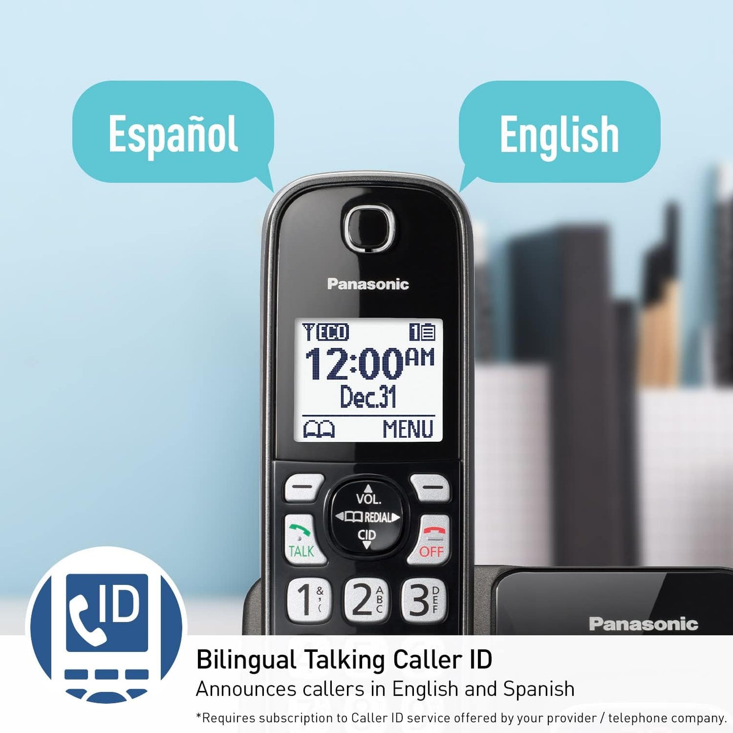 Panasonic KX-TGD630M Cordless Phone with Call Block