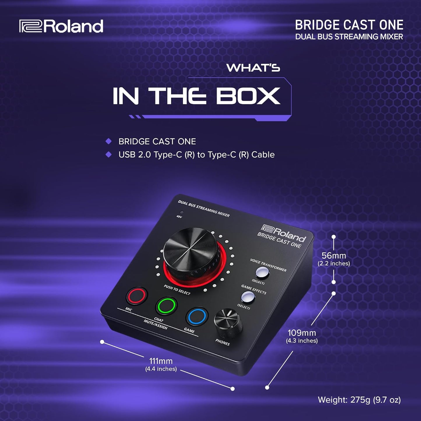 Roland BRC-ONE BRIDGE CAST Streaming Audio Mixer