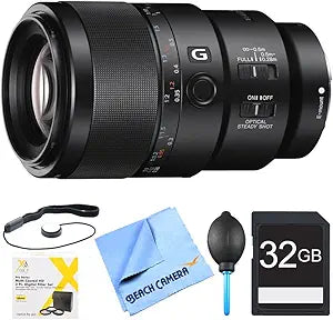 Sony SEL90M28G 90mm Macro Lens Bundle