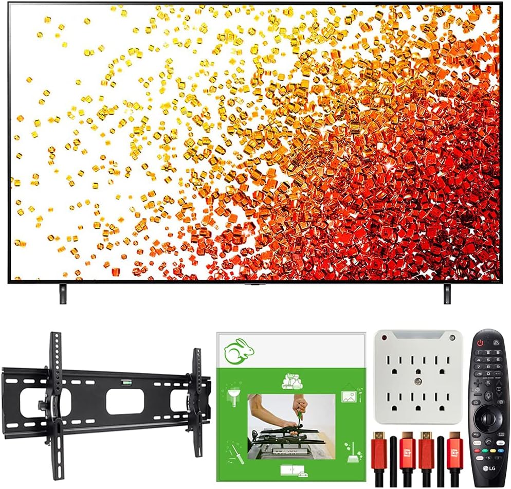 LG 86NANO75UPA 86 Inch Nanocell 4K UHD Smart TV Bundle