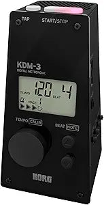 Korg KDM3BK Digital Metronome Compact Design