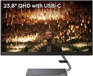 Lenovo 66A8GAC6IN Q24H-10 24-inch 2K QHD USB-C Monitor